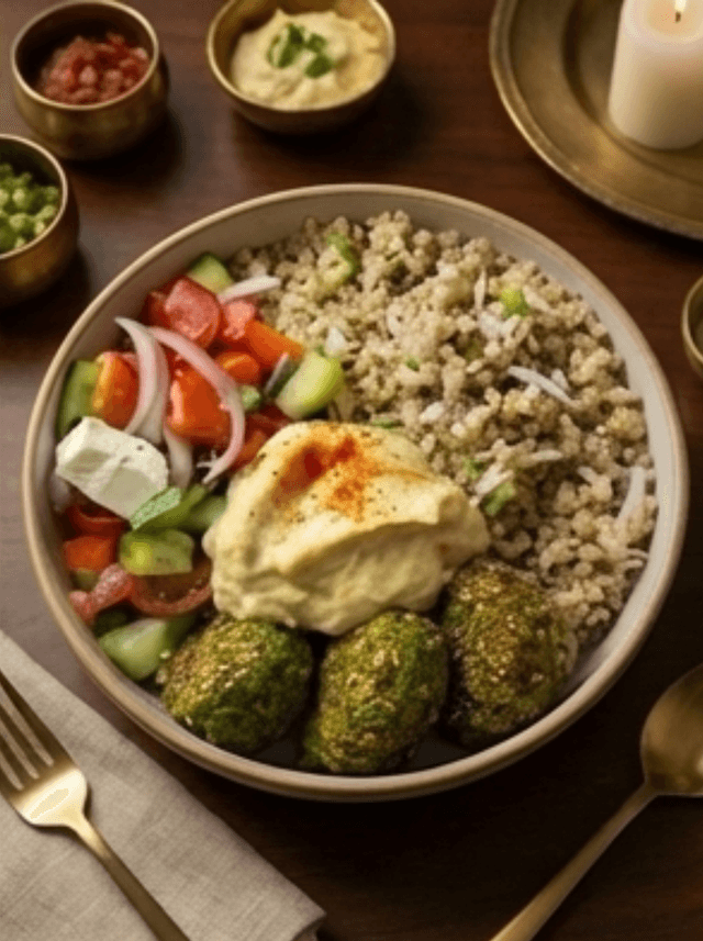Falafel Quinoa Bowl